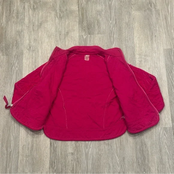 Calia Carrie Underwood Hot Pink Velvet Quilted Full-Zip Pockets Jacket, Medium - Picture 12 of 14